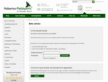 Tablet Screenshot of hubertus-fieldsports.de